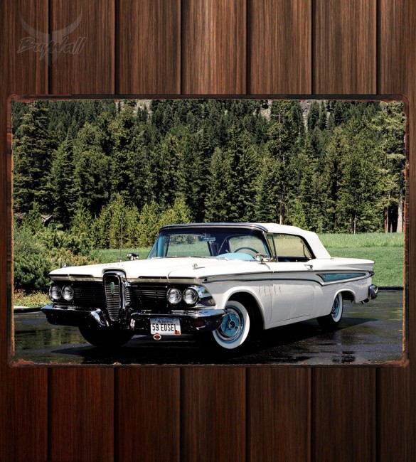 Металлическая табличка Edsel Corsair 2-door Convertible Металлическая табличка Edsel Corsair 2-door Convertible